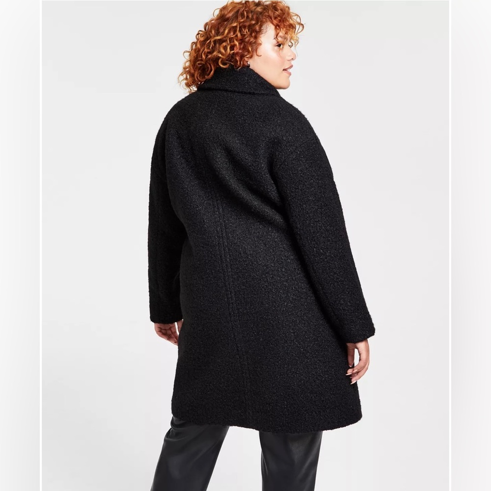 Bcbgeneration Double-Breasted Boucl Walker Coat - image 2